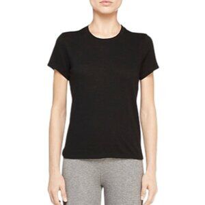 90$ ATM Anthony Thomas Melillo Schoolboy Crew Neck T-Shirt Top Size XS Black